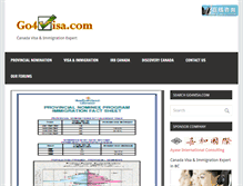 Tablet Screenshot of go4visa.com